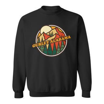 Vintage Gurley Alabama Mountain Hiking Souvenir Print Sweatshirt - Monsterry CA