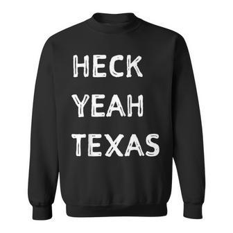 Vintage Heck Yeah Texas Texan State Pride Sweatshirt - Monsterry