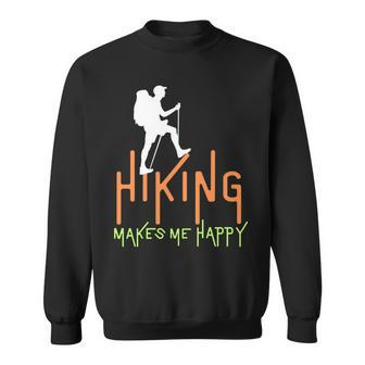 Vintage Hiking Mountain Adventure Aufkleber Für Abenteuer Liebe Sweatshirt - Seseable