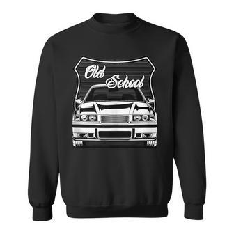 Vintage Hotrod German Classic Car Men's Old School Hot Rod Sweatshirt - Monsterry