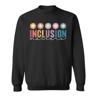 Vintage Inclusion Matters Special Education Neurodiversity Sweatshirt | Mazezy AU