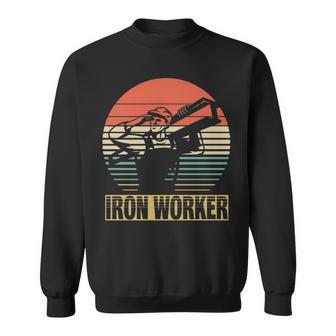 Vintage For Ironworker For Iron Worker Sweatshirt | Mazezy