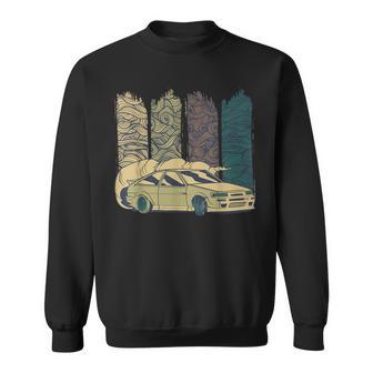 Vintage Japanese Drift Car Streetwear Retro Drifting Racecar Sweatshirt - Monsterry AU