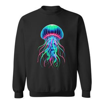 Vintage Jellyfish Scuba Diving Jellyfish Beach Jelly Fish Sweatshirt - Thegiftio UK