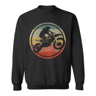 Vintage Motocross Dirt Bike Enduro Biker Sweatshirt | Mazezy