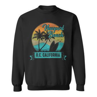 Vintage Newport Beach Orange County California Surfing Sweatshirt | Mazezy