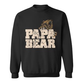 Vintage Papa Bär Familieatertag Papa Sweatshirt - Geschenkecke