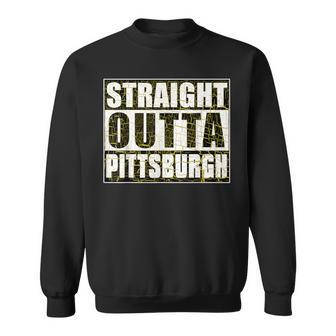 Vintage Pittsburgh Straight Outta Pittsburgh Hometown Pride Sweatshirt - Monsterry DE