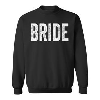 Vintage Retro Bride Bridal Bachelorette Party Matching Sweatshirt - Monsterry
