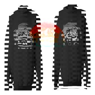 Vintage Retro Campervan Autocaravana Camper Caravan Camping Camisa de entrenamiento - Regaloses