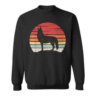 Vintage Retro Coyote Sweatshirt - Monsterry DE