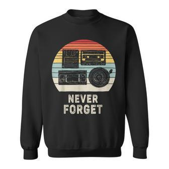 Vintage Retro Never Forget Nostalgia Sweatshirt - Monsterry CA
