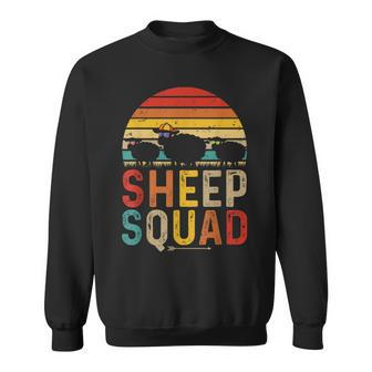 Vintage Retro Sheep Squad Sheep Wearing Sunglasses Farm Sweatshirt - Monsterry CA