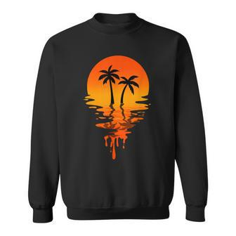 Vintage Retro Style Palm Tree Sweatshirt - Monsterry UK