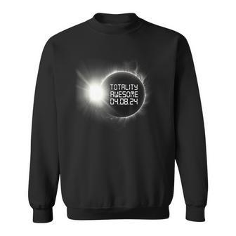 Vintage Retro Total Solar Eclipse 2024 Totality Awesome Sweatshirt - Seseable