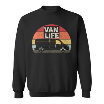 Vintage Retro Vanlife Camper Van Life Sweatshirt - Monsterry CA