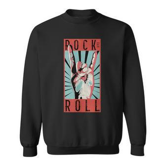 Vintage Rock And Roll 80'S Rock Sweatshirt - Monsterry