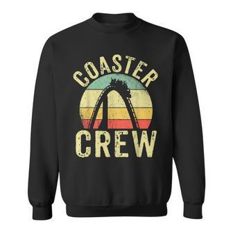 Vintage Rollercoaster Crew I Family Roller Coaster Sweatshirt - Monsterry UK