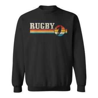 Vintage Rugby Player Sports Retro Boys Soccer Sweatshirt - Seseable