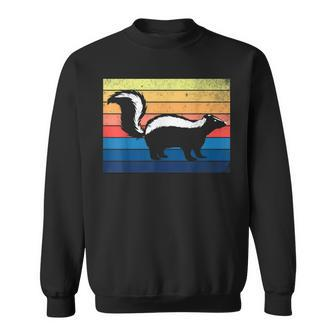 Vintage Skunks Wildlife Animals Lovers Cute Sweatshirt - Monsterry CA