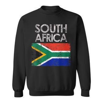 Vintage South Africa African Flag Pride Sweatshirt - Monsterry DE