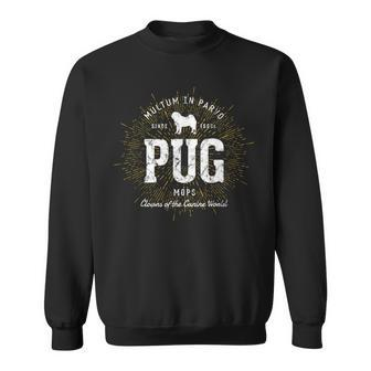 Vintage Styled Pug Sweatshirt - Monsterry UK