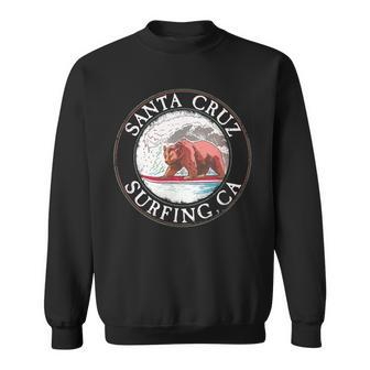 Vintage Surfer California I Retro Santa Cruz California S Sweatshirt - Seseable