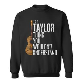 Vintage Taylor Retro It's A Taylor Thing First Name 70'S Sweatshirt - Monsterry DE