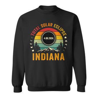 Vintage Total Solar Eclipse 2024 Totality 040824 Indiana Sweatshirt - Monsterry DE