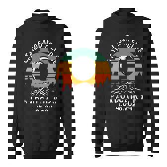 Vintage Total Solar Eclipse Usa Paducah Kentucky 4082024 Sweatshirt | Seseable UK