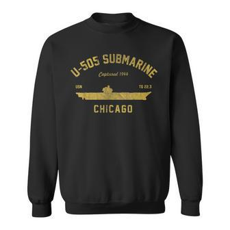 Vintage U505 Military Submarine Sweatshirt - Monsterry UK