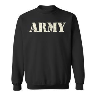 Vintage Us Army I Military Usa Army Sweatshirt - Monsterry CA