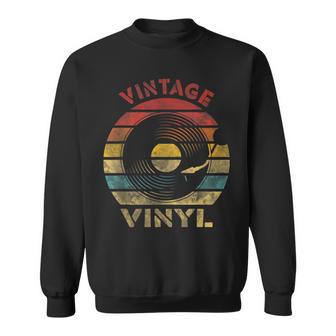 Vintage Vinyl Retro Record Vintage Music Sweatshirt - Monsterry