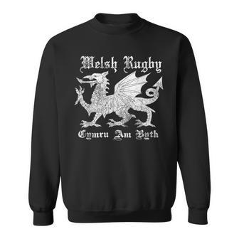 Vintage Welsh Rugby Or Wales Rugby Football Top Sweatshirt - Monsterry AU