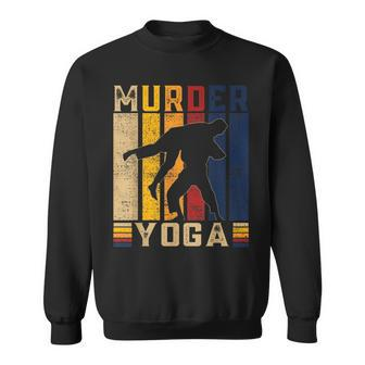 Vintage Yoga Martial Arts Jiu Jitsu Karate Sports Sweatshirt - Monsterry DE