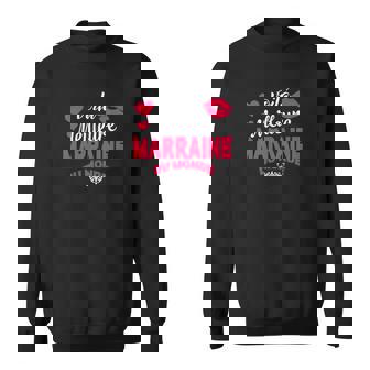 Voila Meilleure Marraine Du Monde Sweater e - Cadeauxyz