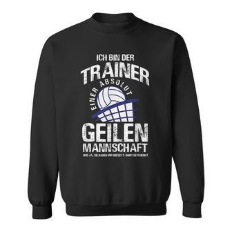 Volleyball Trainer Coacholleyball Team Sweatshirt - Seseable