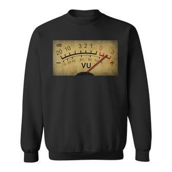 Vu Meter Retro Grunge Db Dj Vintage Sweatshirt - Monsterry DE
