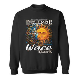 Waco Texas 2024 Total Solar Eclipse Cosmic April 8 Souvenir Sweatshirt - Monsterry UK