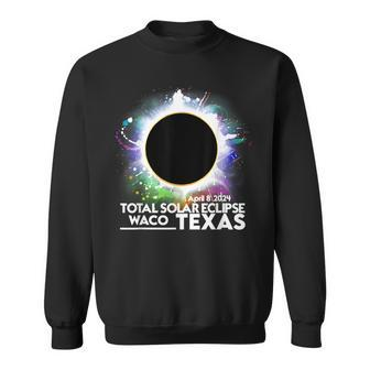 Waco Texas Total Solar Eclipse April 8 2024 Totality Sweatshirt | Mazezy