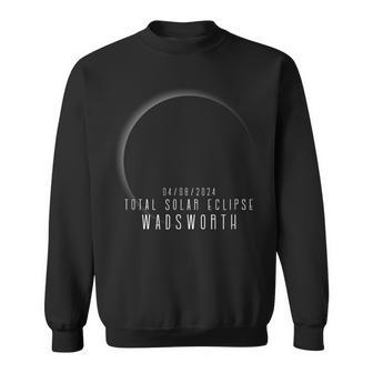 Wadsworth Eclipse Totality April 8 2024 Total Solar Sweatshirt - Monsterry UK