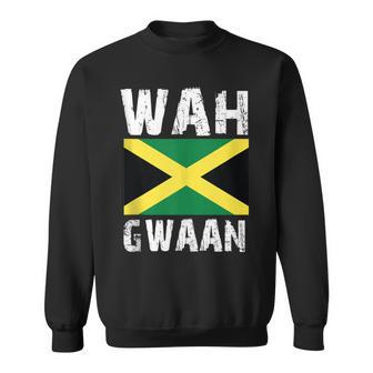 Wah Gwaan Jamaican Jamaica Apparel Slang Sweatshirt - Monsterry UK