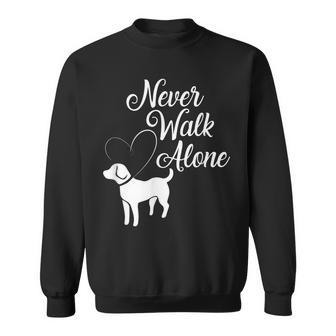 Never Walk Alone Adopt Dog Sweatshirt - Monsterry