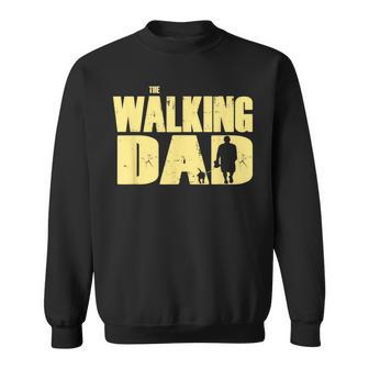 The Walking Dad With Dog For Walkies Sweatshirt - Monsterry UK