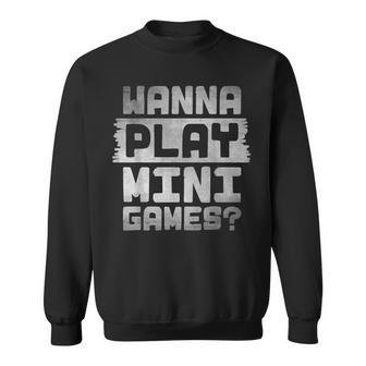 Wanna Play Mini Games Gorilla Monke Tag Gorilla Vr Gamer Sweatshirt - Seseable