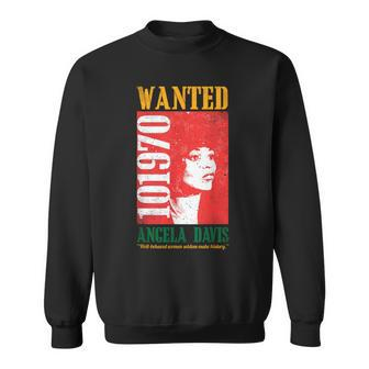 Wanted Davis Inspirational Black History Month Sweatshirt - Thegiftio UK
