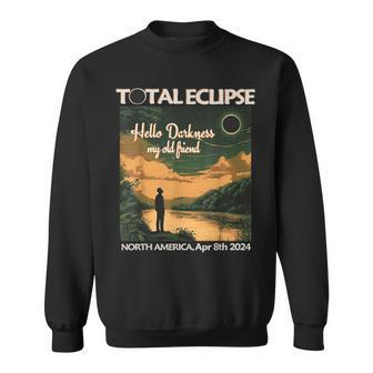Watch Total Eclipse April 2024 Hello Darkness Tx Ok Ar Oh Ny Sweatshirt - Monsterry