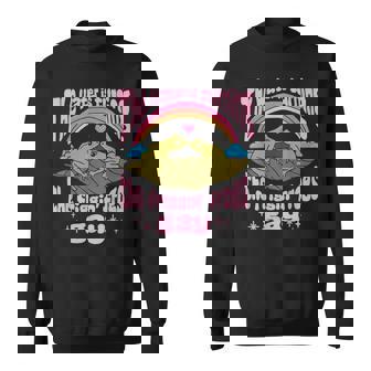 The Water Is Turning The Friggin Frogs Gay Frog Bi Pride Sweatshirt - Seseable