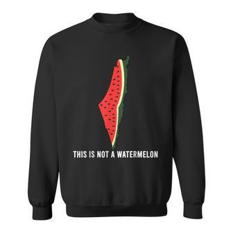 Watermelon 'This Is Not A Watermelon' Palestine Collection Sweatshirt | Mazezy AU