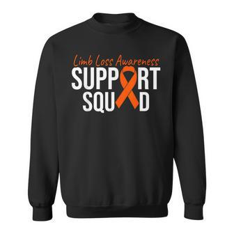 We Wear Orange Limb Loss Awareness Ampu Support Squad Sweatshirt - Seseable